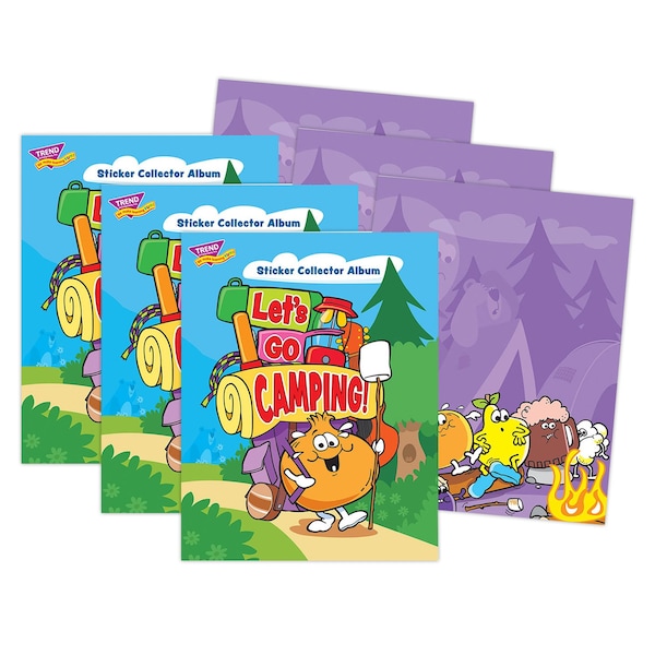 Trend Lets Go Camping Sticker Collector Album, Large, 3PK T49301 - main